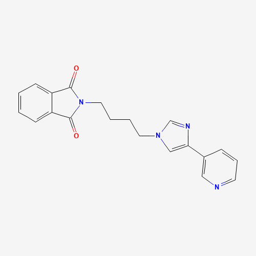 2-[4-[4-(3-Pyridinyl)-1H-imidazol-1-yl]butyl]-1H-isoindole-1,3(2H)-dione (CAS: 173838-67-0) - Related Chemical Product