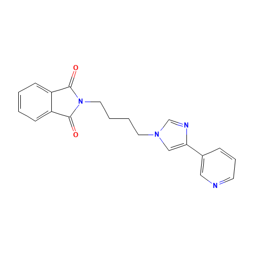 2-[4-[4-(3-Pyridinyl)-1H-imidazol-1-yl]butyl]-1H-isoindole-1,3(2H)-dione (CAS: 173838-67-0) - Related Chemical Product