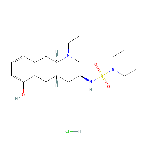 Quinagolide Hydrochloride (CAS: 94424-50-7) - Chemical Structure and Molecular Formula 