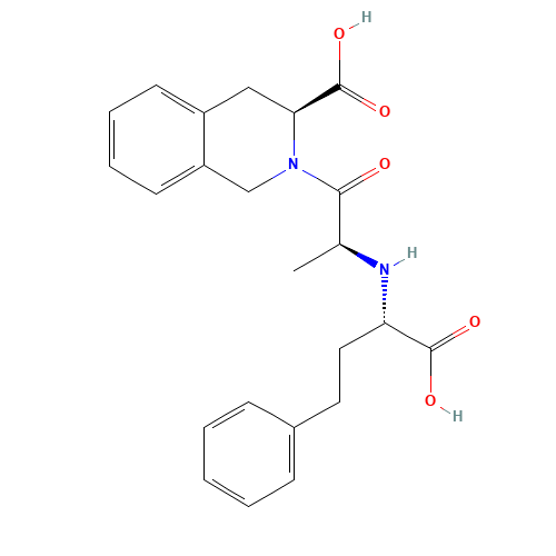 Quinaprilat (CAS: 82768-85-2) - Chemical Structure and Molecular Formula 