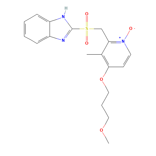 Rabeprazole Sulfone N-Oxide (CAS: 924663-37-6) - Related Chemical Product