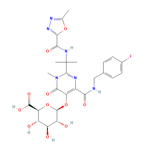 Raltegravir b-D-Glucuronide (CAS: 952654-62-5) - Related Chemical Product