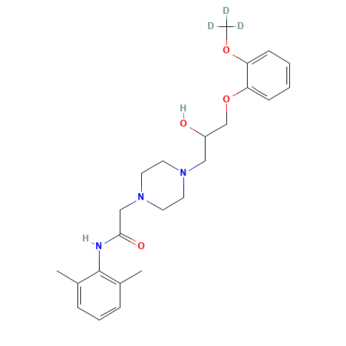 Ranolazine-d3 (CAS: 1054624-77-9) - Related Chemical Product