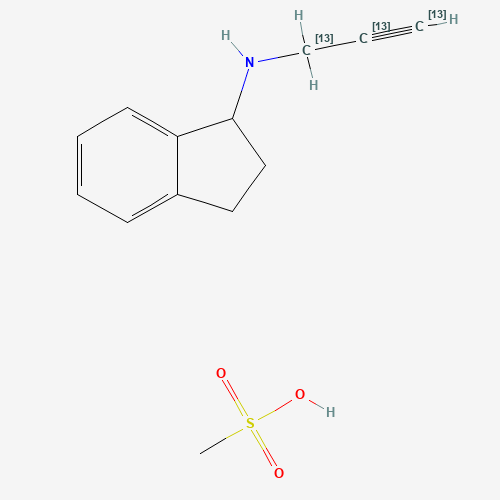 rac Rasagiline-13C3 Mesylate (CAS: 1216757-55-9) - Related Chemical Product