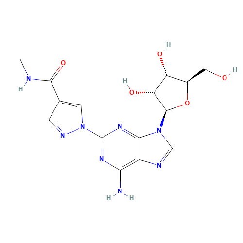 Regadenoson (CAS: 313348-27-5) - Chemical Structure and Molecular Formula 
