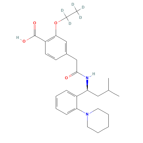 Repaglinide-ethyl-d5 (CAS: 1217709-85-7) - Related Chemical Product
