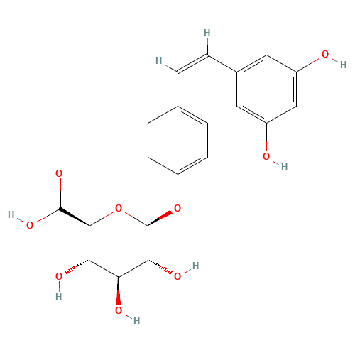 cis Resveratrol 4'-O-b-D-Glucuronide (CAS: 387372-26-1) - Related Chemical Product