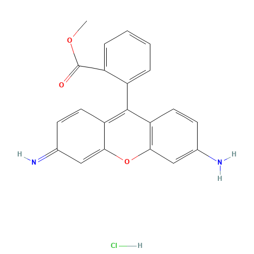 Rhodamine-123 (CAS: 62669-70-9) - Chemical Structure and Molecular Formula 