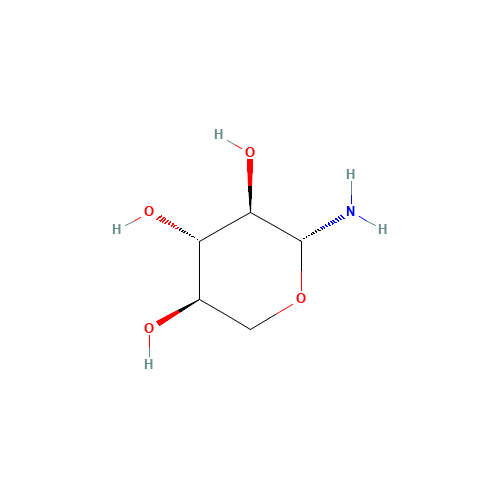 D-Ribopyranosylamine (CAS: 43179-09-5) - Chemical Structure and Molecular Formula 
