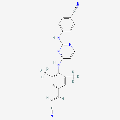 Rilpivirine-d6 (CAS: 1312424-26-2) - Related Chemical Product