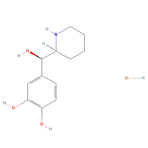 Rimiterol Hydrobromide (CAS: 31842-61-2) - Chemical Structure and Molecular Formula 