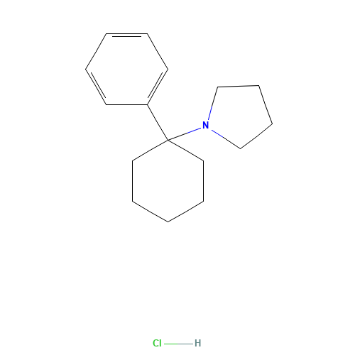 Rolicyclidine Hydrochloride (CAS: 1934-48-1) - Chemical Structure and Molecular Formula 