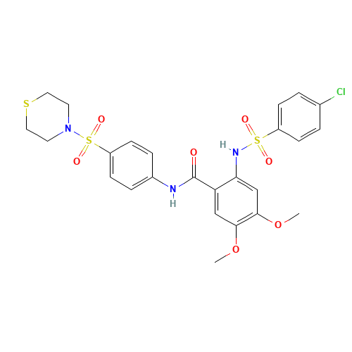 S-3448 (CAS: 254877-04-8) - Chemical Structure and Molecular Formula 