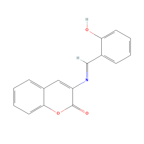 3-(Salicylideneamino) Coumarin (CAS: 910217-51-5) - Related Chemical Product