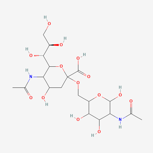 6-O-a-Sialyl-2-acetamido-2-deoxy-D-galactopyranoside (CAS: 72506-87-7) - Chemical Structure and Molecular Formula 