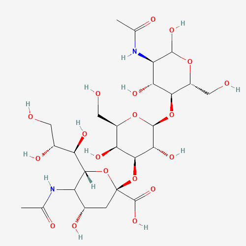 3'-b-Sialyl-N-acetyllactosamine (CAS: 210418-18-1) - Chemical Structure and Molecular Formula 