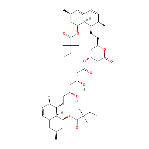 Simvastatin Dimer Impurity (CAS: 476305-24-5) - Chemical Structure and Molecular Formula 