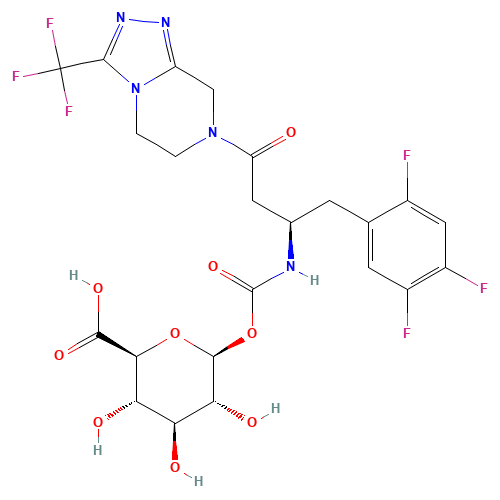 Sitagliptin Carbamoyl b-D-Glucuronide (CAS: 940002-59-5) - Related Chemical Product