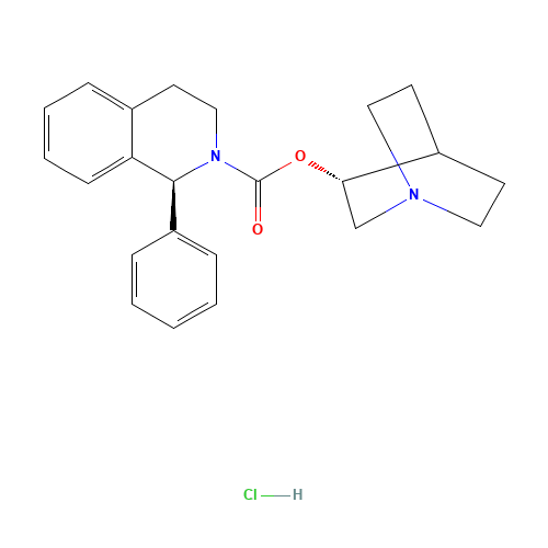 Solifenacin Hydrochloride (CAS: 180468-39-7) - Chemical Structure and Molecular Formula 
