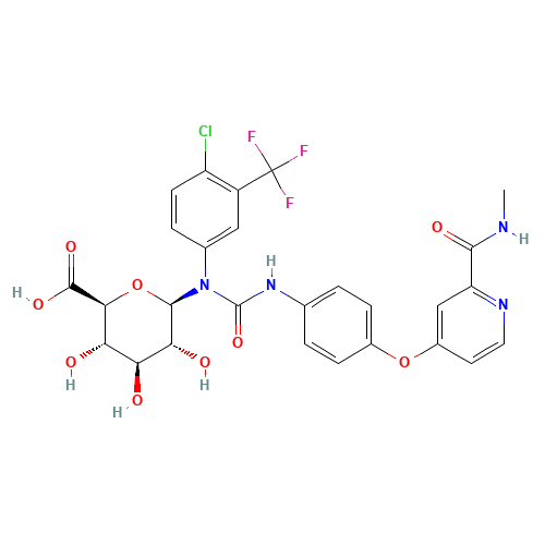 Sorafenib b-D-Glucuronide (CAS: 1130164-93-0) - Related Chemical Product