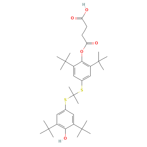 Succinobucol (CAS: 216167-82-7) - Related Chemical Product