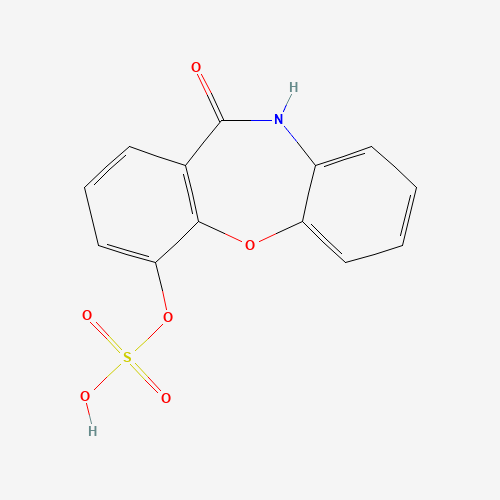 4-(Sulfooxy)dibenz[b,f][1,4]oxazepin-11(10H)-one (CAS: 88373-19-7) - Chemical Structure and Molecular Formula 