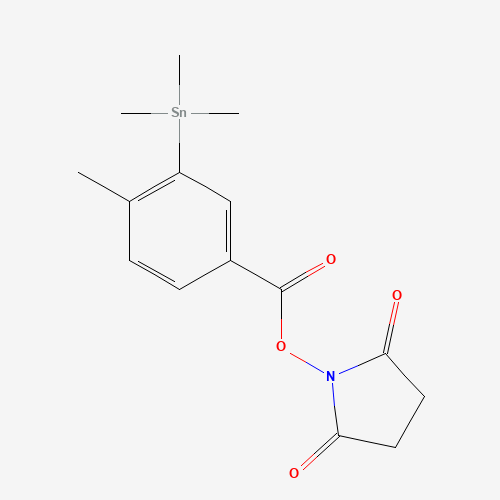 N-Succinimidyl 4-Methyl-3-trimethylstannyl Benzoate (CAS: 1260152-46-2) - Related Chemical Product