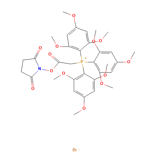 (N-Succinimidyloxycarbonyl-methyl)tris(2,4,6-trimethoxyphenyl)phosphonium Bromide (CAS: 226409-58-1) - Related Chemical Product