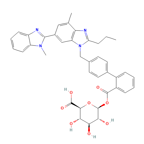 Telmisartan Acyl-b-D-glucuronide (CAS: 250780-40-6) - Related Chemical Product