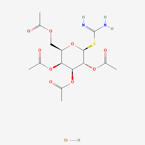 2-(2,3,4,6-Tetra-O-acetyl-b-D-galactopyranosyl)thiopseudourea Hydrobromide (CAS: 51224-13-6) - Related Chemical Product