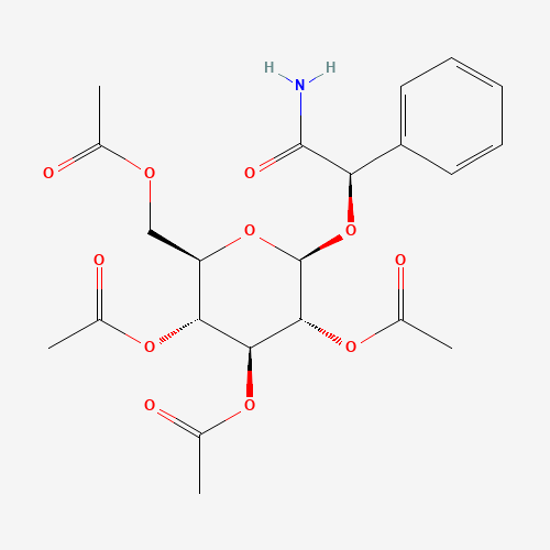 (aR)-a-[(2,3,4,6-Tetra-O-acetyl-b-D-glucopyranosyl)oxy]benzeneacetamide (CAS: 207512-68-3) - Related Chemical Product