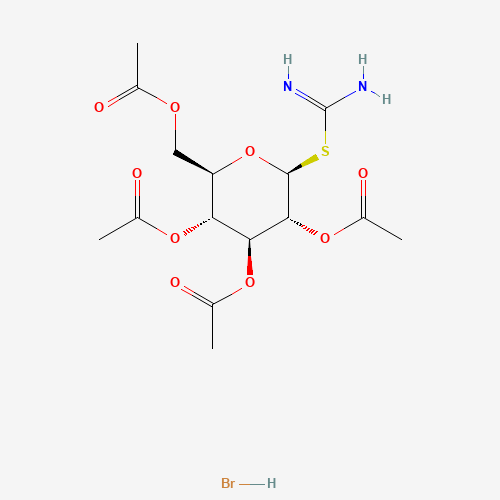 2-(2,3,4,6-Tetra-O-acetyl-b-D-glucopyranosyl)thiopseudo Urea Hydrobromide (CAS: 40591-65-9) - Related Chemical Product