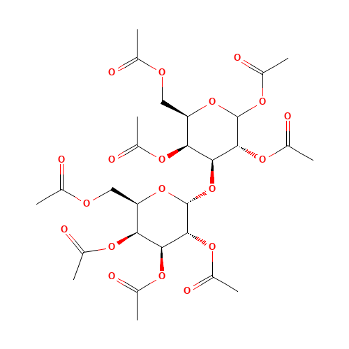 1,2,4,6-Tetra-O-acetyl-3-O-(2,3,4,6-tetra-O-acetyl-a-D-galactopyranosyl)-D-galactose (CAS: 123809-61-0) - Related Chemical Product
