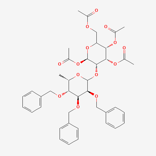 1,3,4,6-Tetra-O-acetyl-2-(2',3',4'-tri-O-benzoyl-a-L-fucopyranosyl)-a-D-galactopyranose (CAS: 56889-55-5) - Related Chemical Product