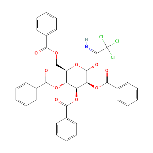 2,3,4,6-Tetra-O-benzoyl-a-D-mannopyranosyl Trichloroacetimidate (CAS: 183901-63-5) - Related Chemical Product