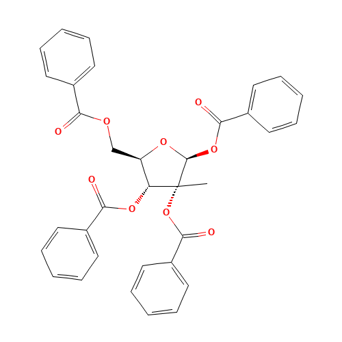 1,2,3,5-Tetra-O-benzoyl-2-C-methyl-b-D-ribofuranose (CAS: 15397-15-6) - Related Chemical Product