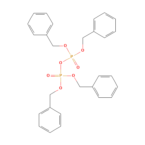Tetrabenzyl Pyrophosphate (CAS: 990-91-0) - Chemical Structure and Molecular Formula 