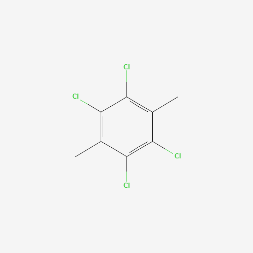 2,3,5,6-Tetrachloro-p-xylene (CAS: 877-10-1) - Chemical Structure and Molecular Formula 