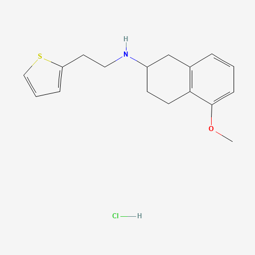 rac-N-(1,2,3,4-Tetrahydro-5-methoxy-2-naphthalenyl)-2-thiopheneethanamine Hydrochloride (CAS: 102120-96-7) - Related Chemical Product