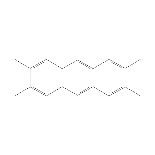 2,3,6,7-Tetramethyl Anthracene (CAS: 15254-25-8) - Chemical Structure and Molecular Formula 