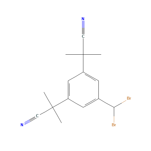 ?±,?±,?±a€?,?±a€?-Tetramethyl-5-(dibromomethyl)-1,3-benzenediacetonitrile (CAS: 1027160-12-8) - Related Chemical Product