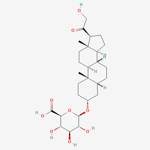 Tetrahydro 11-Deoxycorticosterone 3a-b-D-Glucuronide (CAS: 56162-36-8) - Related Chemical Product
