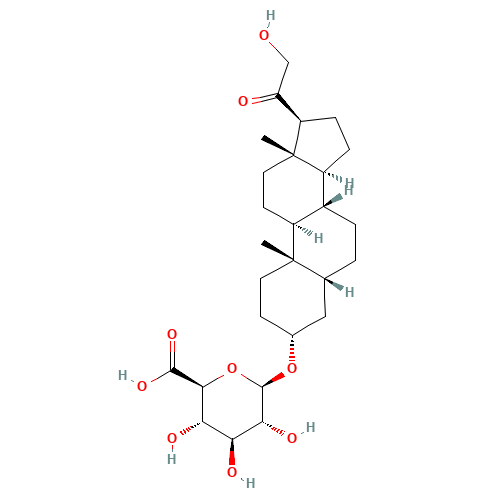 Tetrahydro 11-Deoxycorticosterone 3a-b-D-Glucuronide (CAS: 56162-36-8) - Related Chemical Product