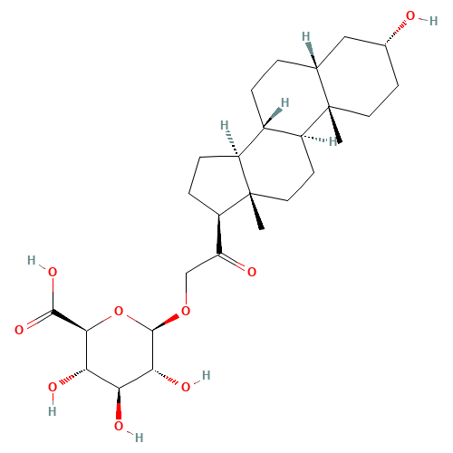 Tetrahydro 11-Deoxycorticosterone 21-b-D-Glucuronide (CAS: 56162-37-9) - Related Chemical Product