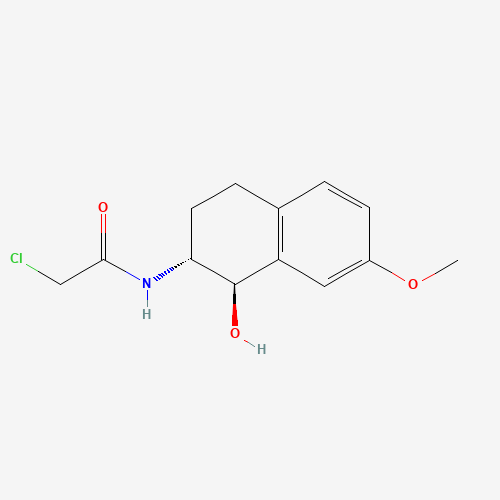 N-[(1R,2R)-1,2,3,4-Tetrahydro-1-hydroxy-7-methoxy-2-naphthalenyl]chloroacetamide (CAS: 153153-59-4) - Related Chemical Product