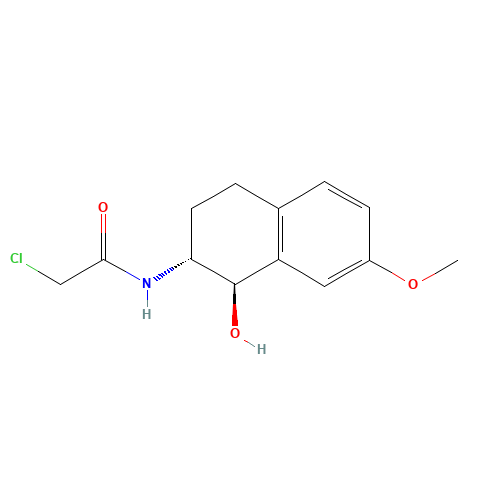 N-[(1R,2R)-1,2,3,4-Tetrahydro-1-hydroxy-7-methoxy-2-naphthalenyl]chloroacetamide (CAS: 153153-59-4) - Related Chemical Product