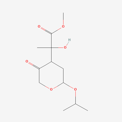 Tetrahydro-a-hydroxy-a-methyl-2-(1-methylethoxy)-5-oxo-2H-pyran-4-acetic acid Methyl Ester (CAS: 1044244-99-6) - Related Chemical Product