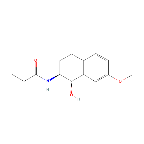N-[(1S,2S)-1,2,3,4-Tetrahydro-1-hydroxy-7-methoxy-2-naphthalenyl]propanamide (CAS: 88058-73-5) - Related Chemical Product