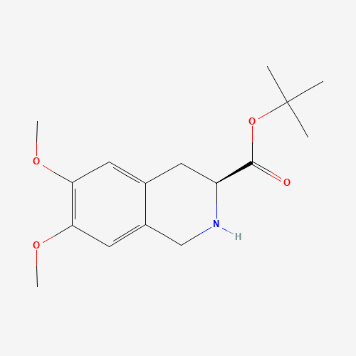 (S)-1,2,3,4-Tetrahydro-6,7-dimethoxy-3-isoquinolinecarboxylic Acid 1,1-Dimethylethyl Ester (CAS: 103733-31-9) - Related Chemical Product