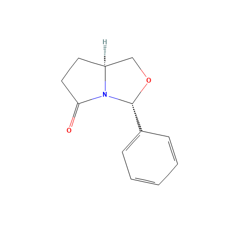 (3R,7aS)-Tetrahydro-3-phenyl-3H,5H-pyrrolo[1,2-c]oxazol-5-one (CAS: 103201-79-2) - Related Chemical Product